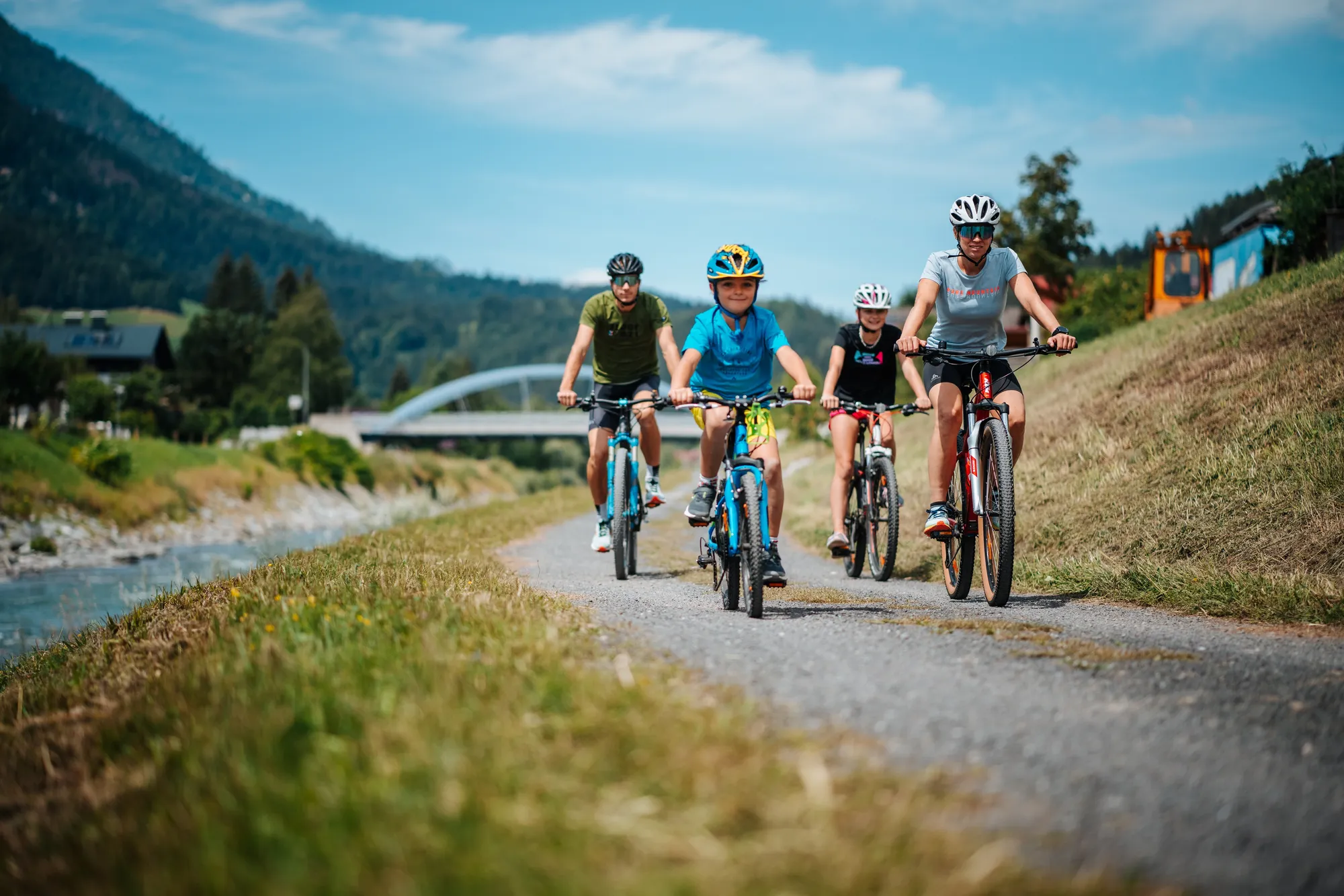 Reise mit dem Rad an