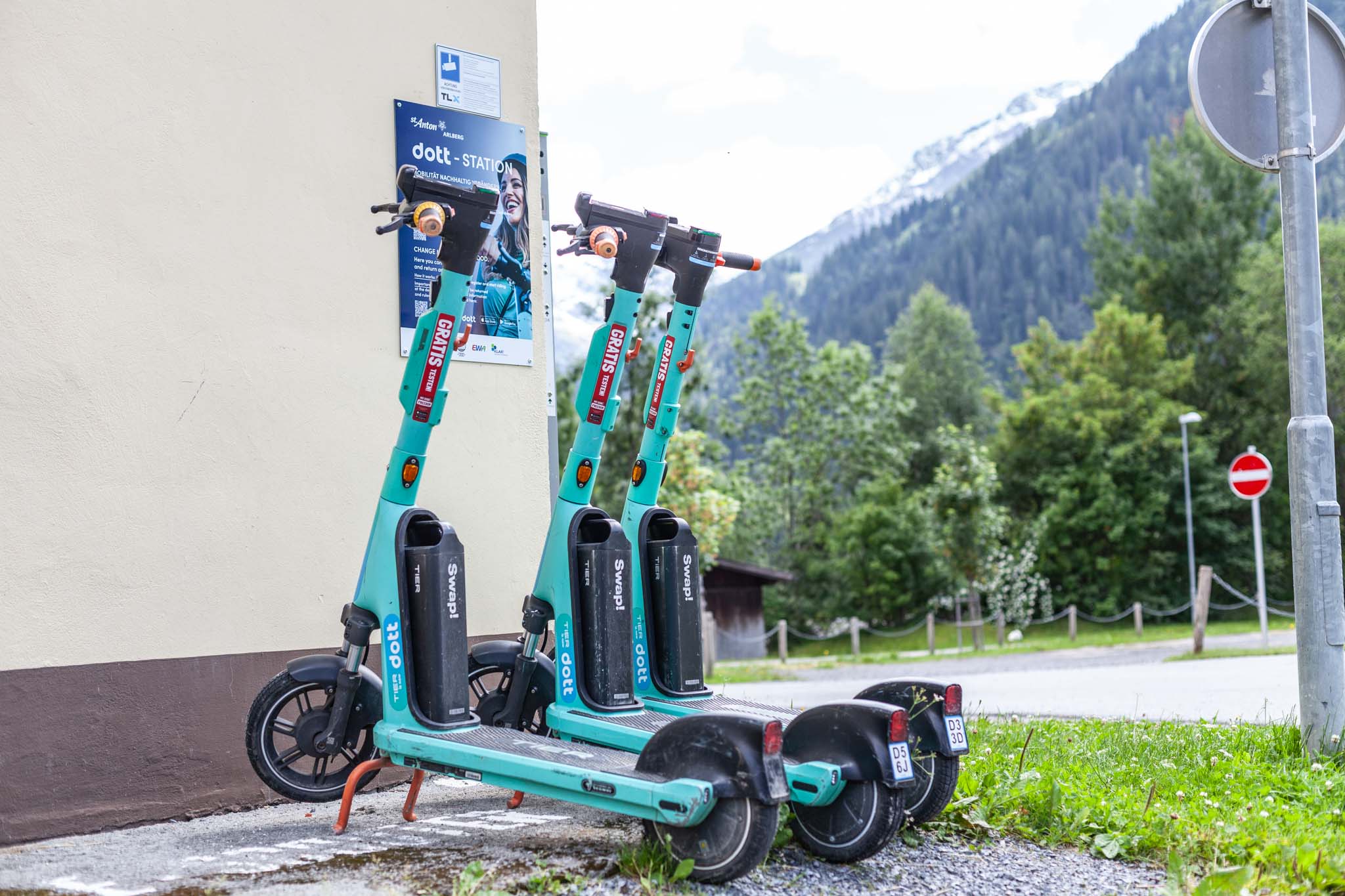 Reise mit dem Fahrrad an