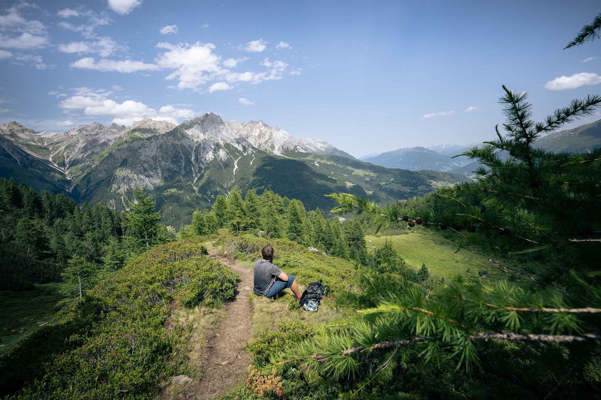 Lass die Eindrücke wirken